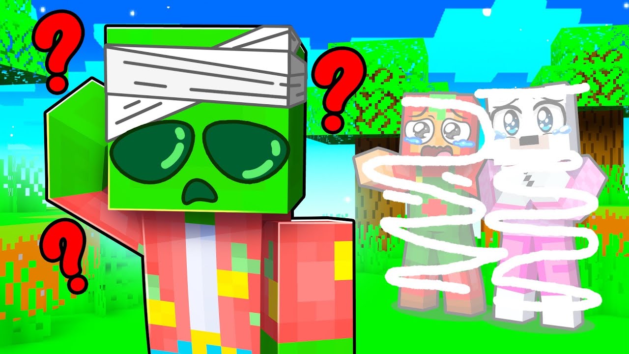 Slime Block Loses His MEMORIES in Minecraft!