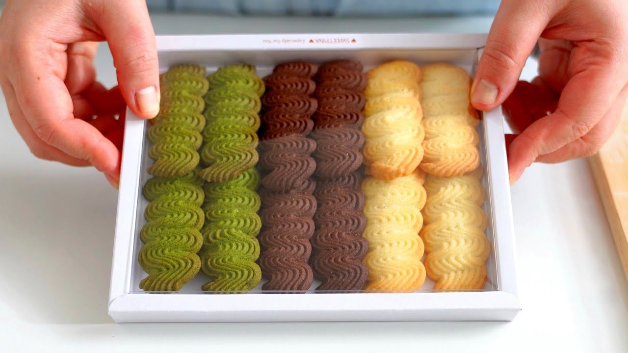 짜기쉬운 비에누아 쿠키만들기(반죽하나로 3가지맛)│3 Flavors of Viennois Cookies