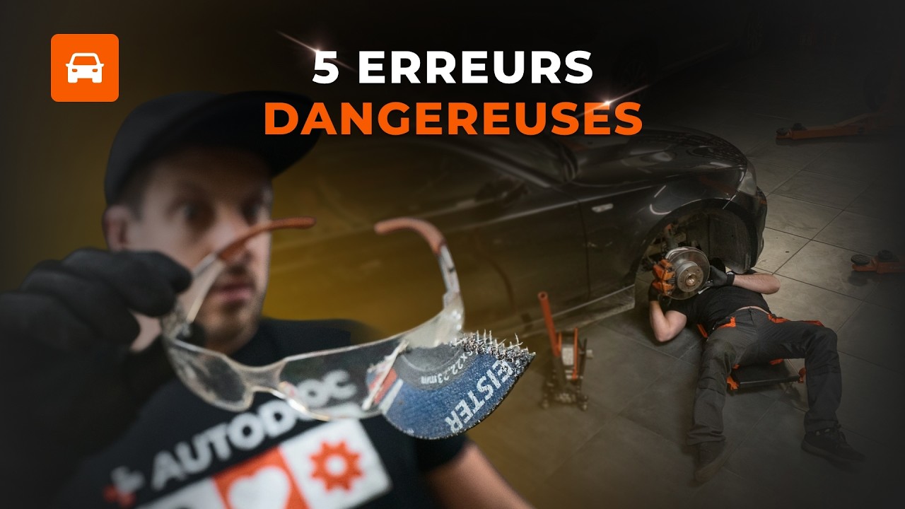 5 erreurs de sécurité classiques lors des réparations automobiles