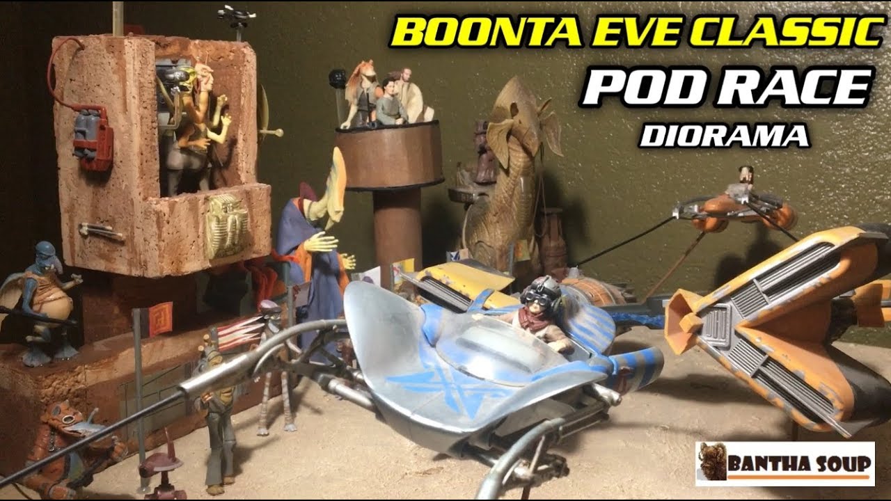 Star Wars - Boonta Eve Classic Pod Race - Display Diorama