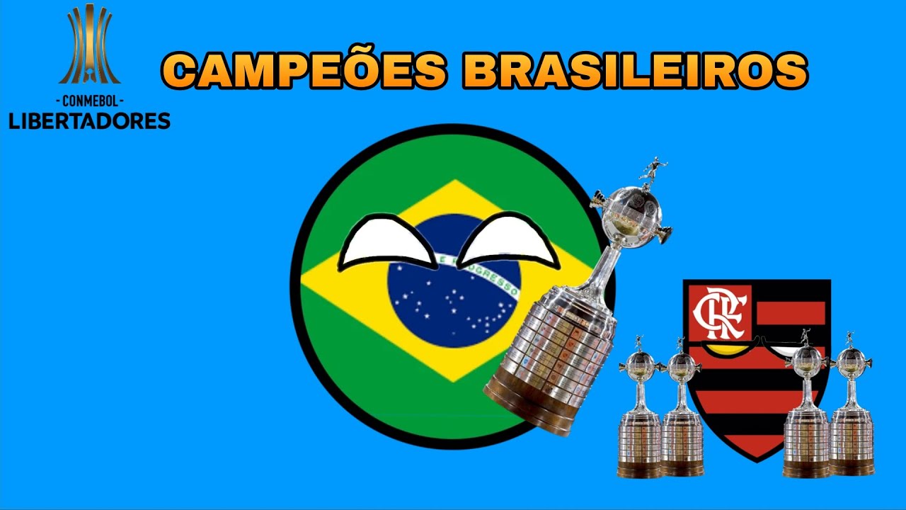 Todos os campeões brasileiros da libertadores 🇧🇷