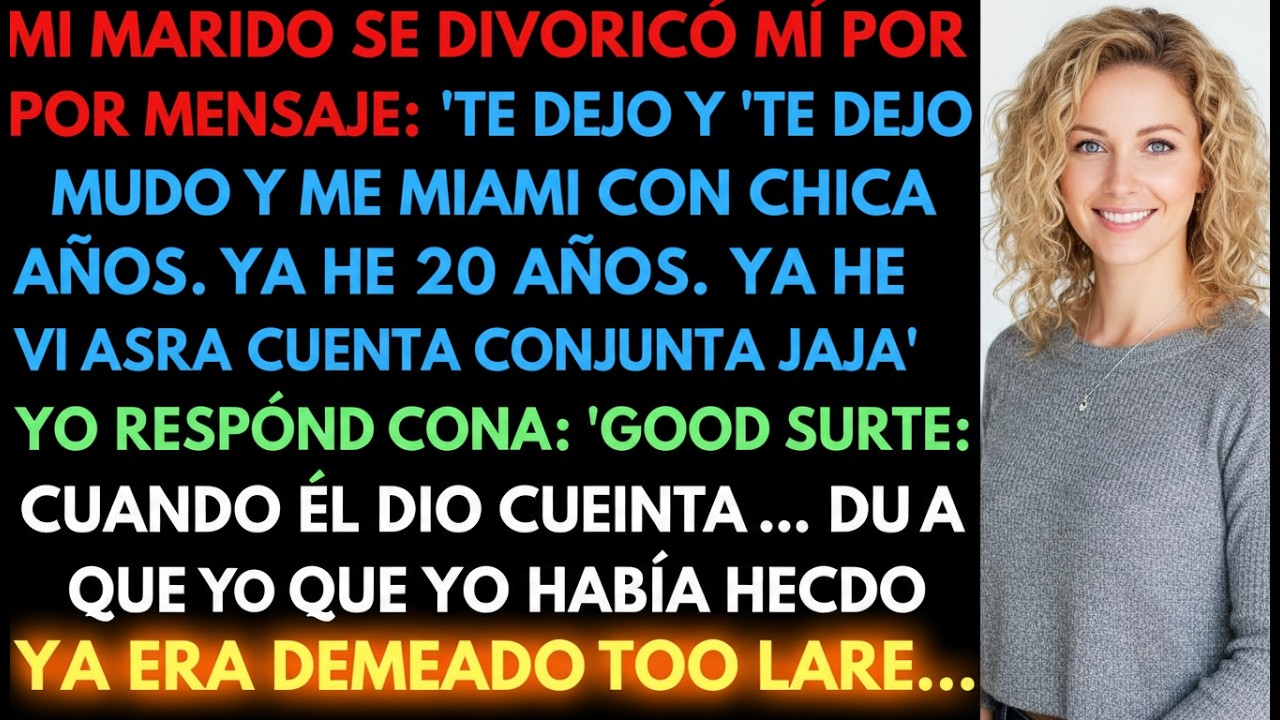Me pidió el divorcio por mensaje y robó mis ahorros: Mi venganza fue épica