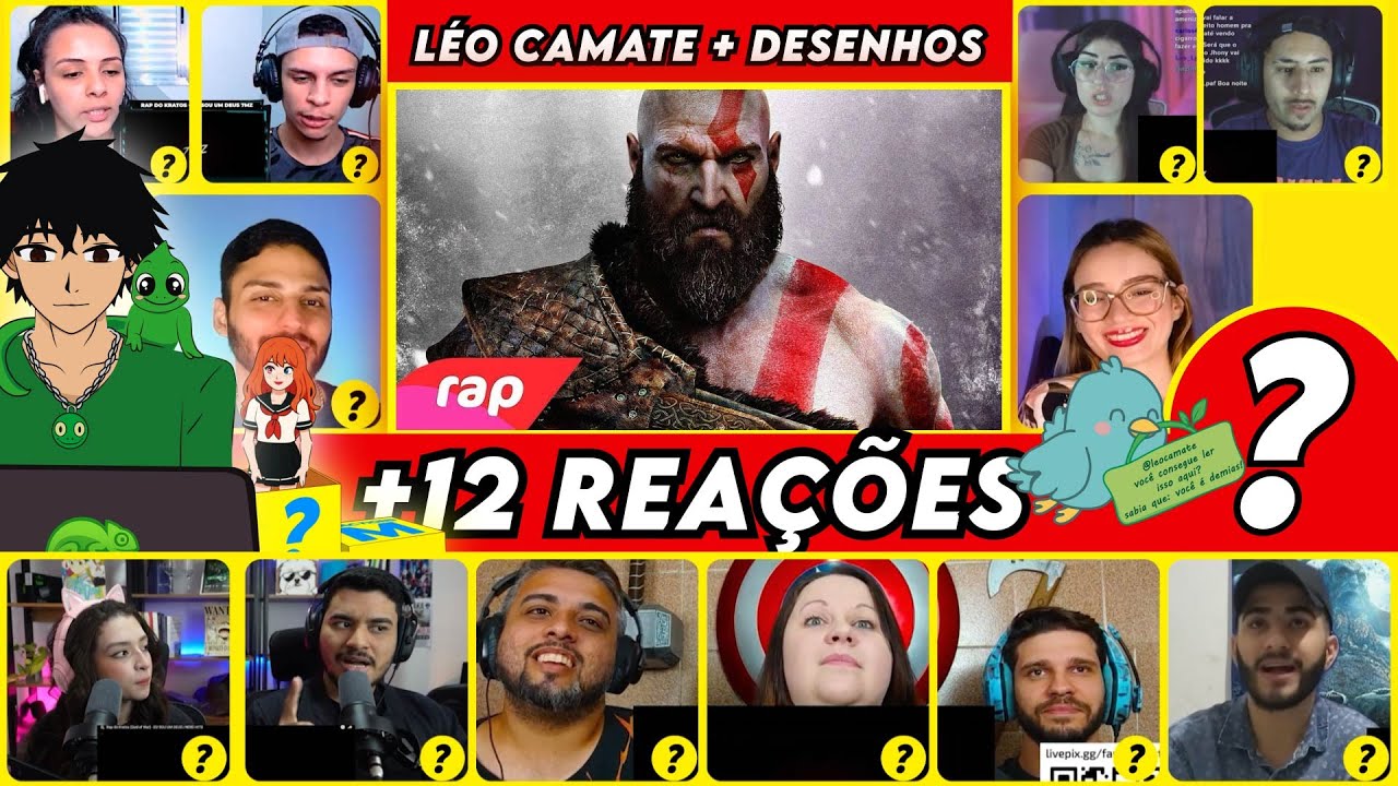 SUPER! MULT REACT | "Rap do Kratos" 