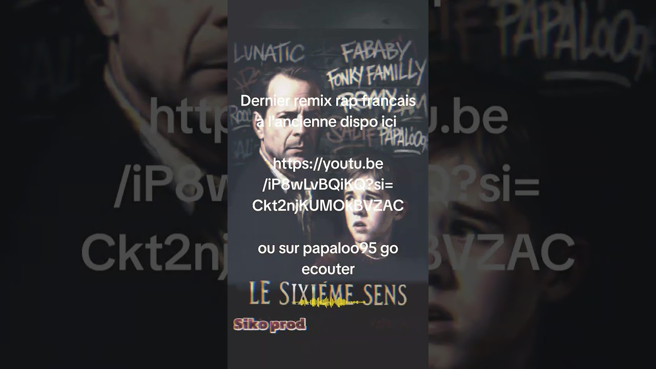 Dernier remix rap fr à l ancienne dispo sur ma chaine papaloo95.