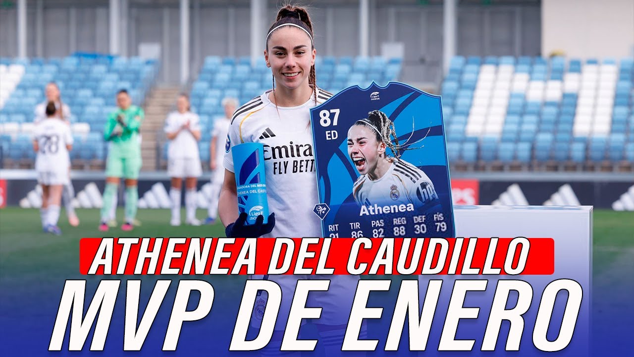 😂ATHENEA DEL CAUDILLO HACE EL RIDÍCULO CON EL REGALO DE LIGA F SIENDO LA MVP DE ENERO🚫
