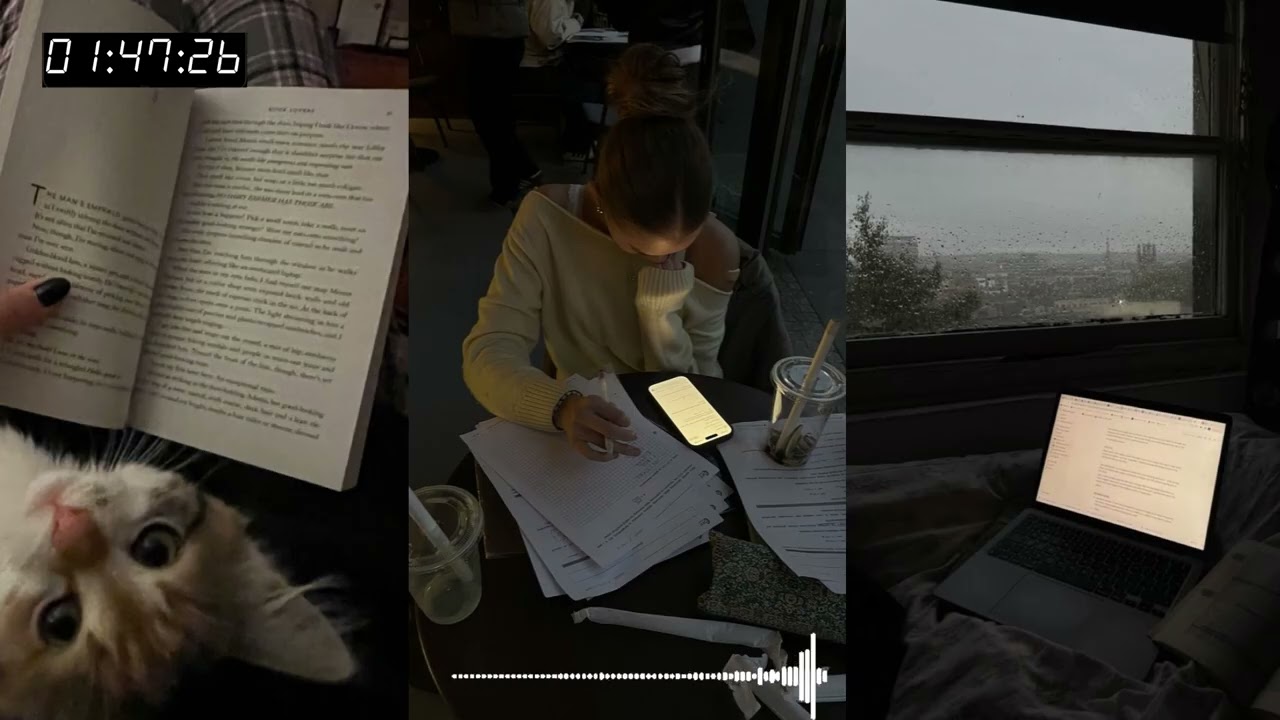 a playlist for studying on a quiet and cloudy day ✦