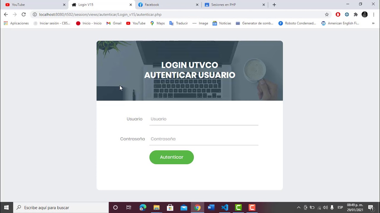Sesiones PHP