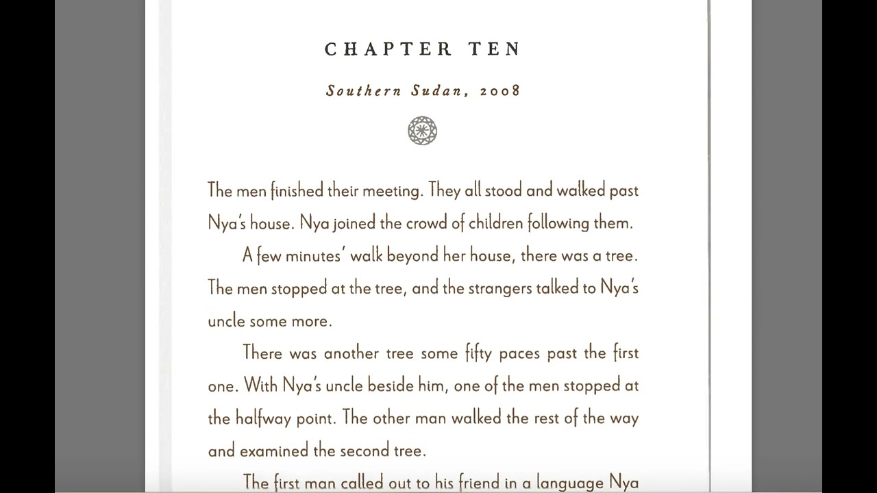 A Long Walk to Water: Chapters 9 and 10 Audio