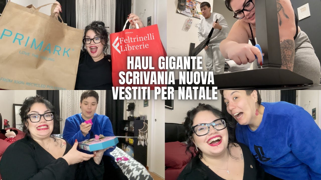NON CI CREDERETE… HAUL GIGANTE, Outfit di Natale per Zoe e MAKEOVER ESTREMO alla Scrivania!!
