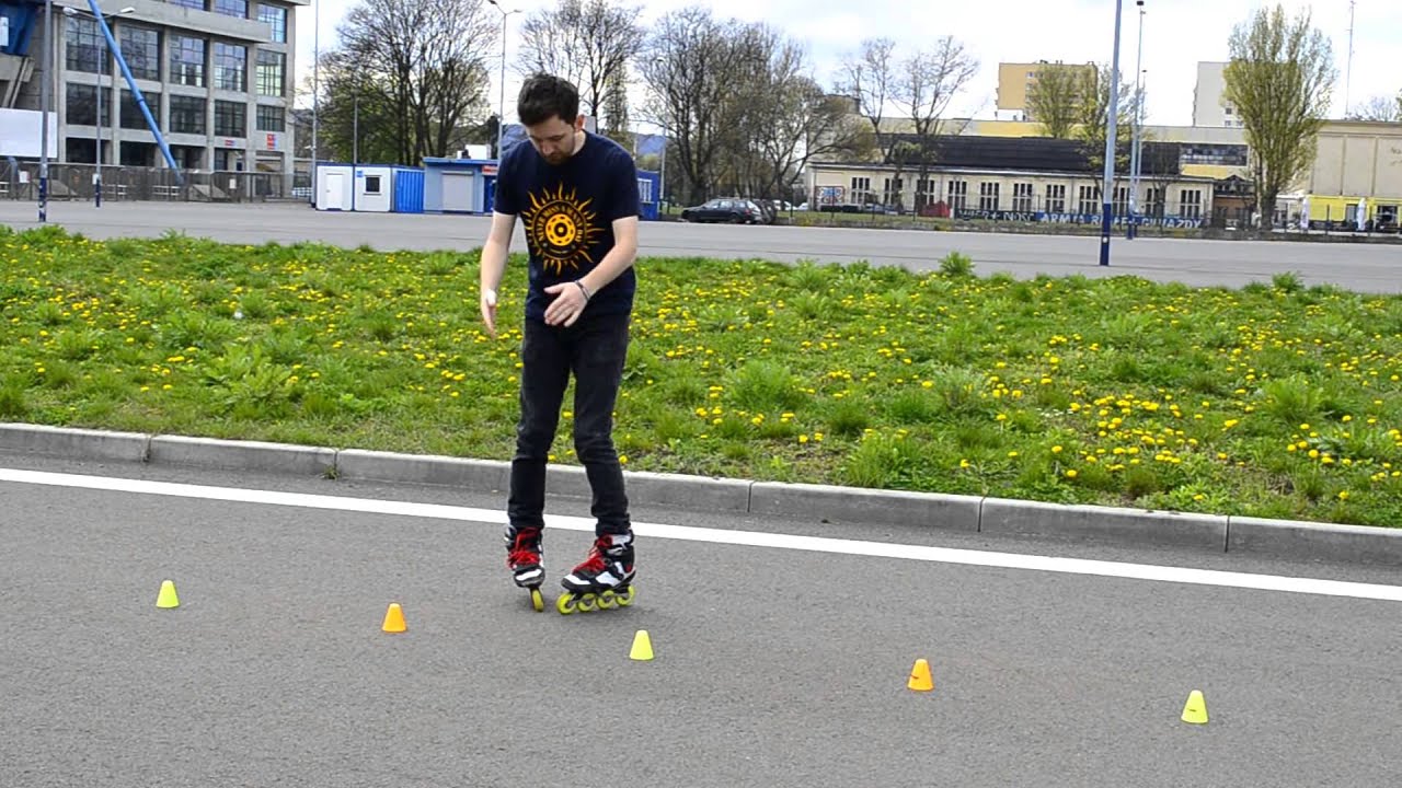 Crazy - nauka tricków, freestyle slalom na rolkach