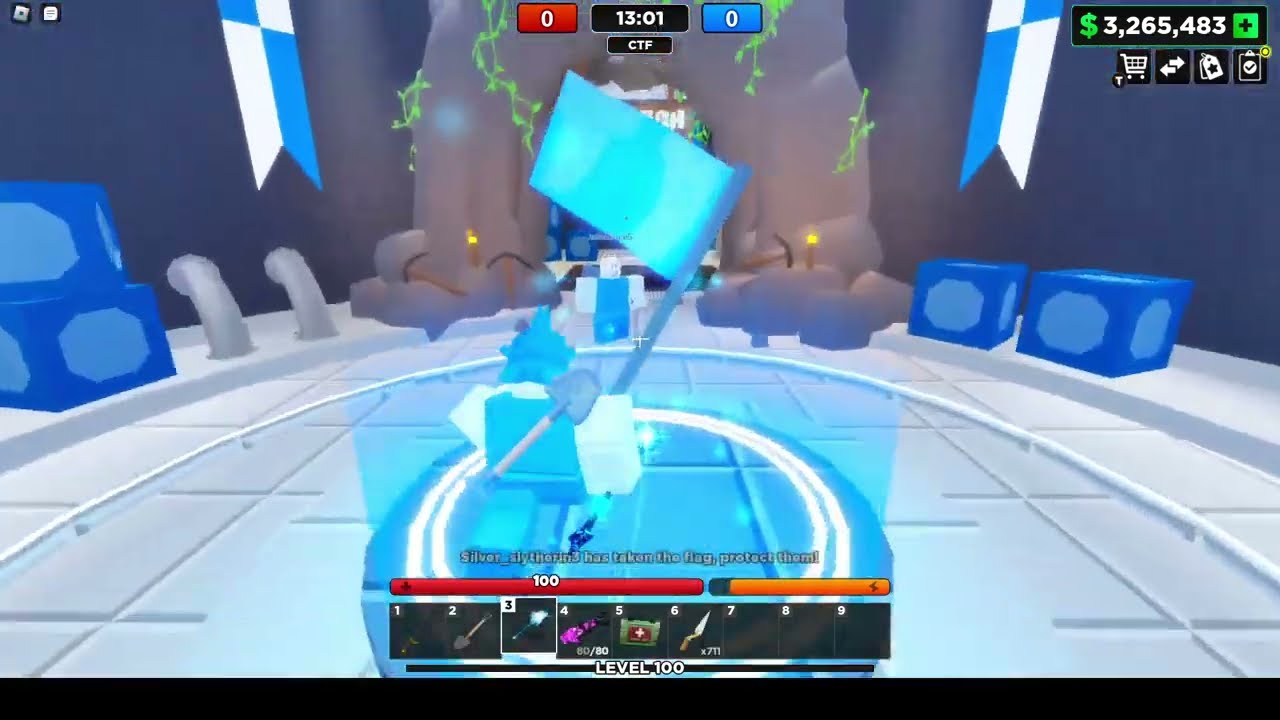 Flag wars! - Going against three lvl 100s