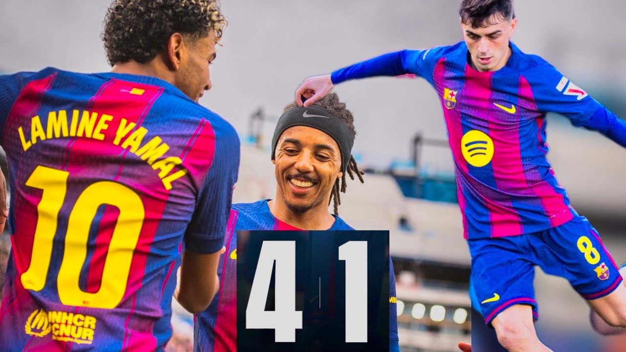 😱BARÇA 4-1 VILLAREAL / YAMAL TRIPLE 