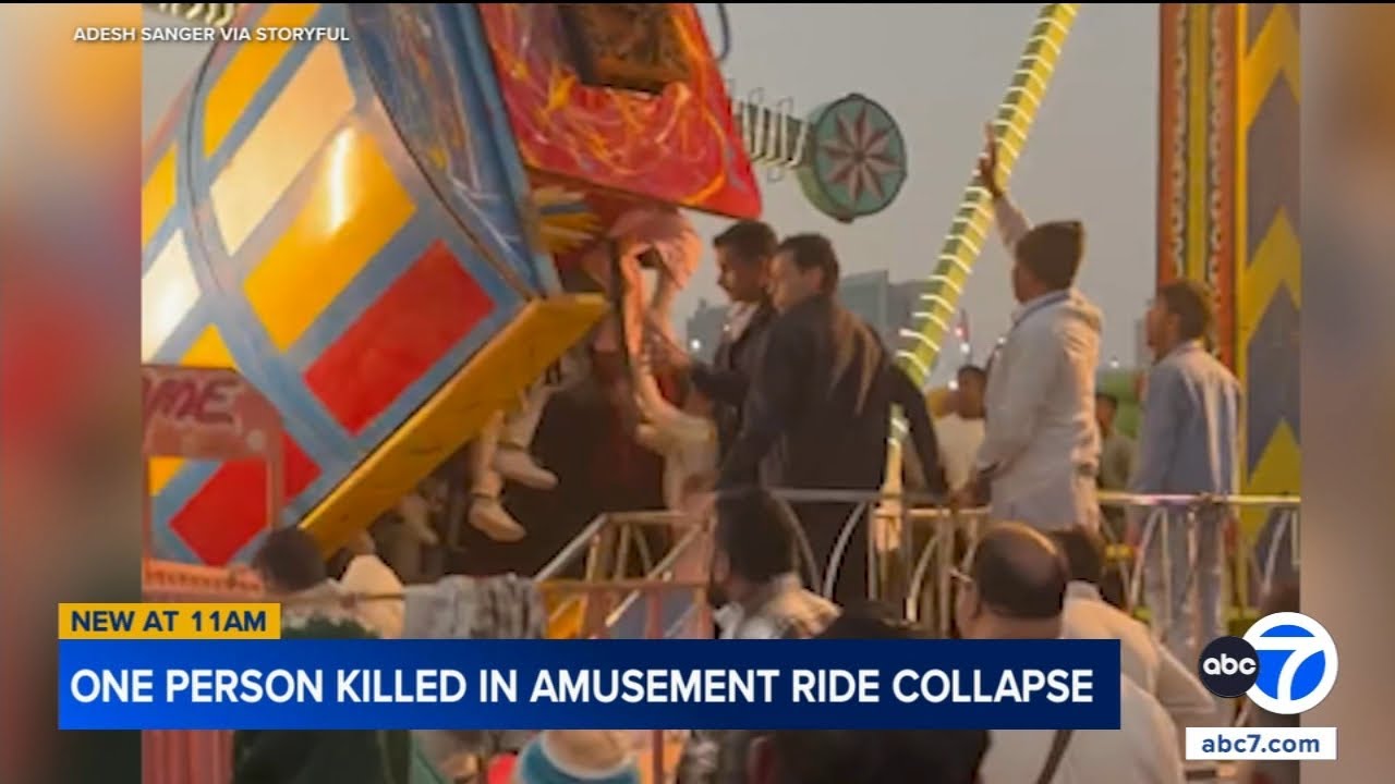 One person killed after amusement ride collapses in India