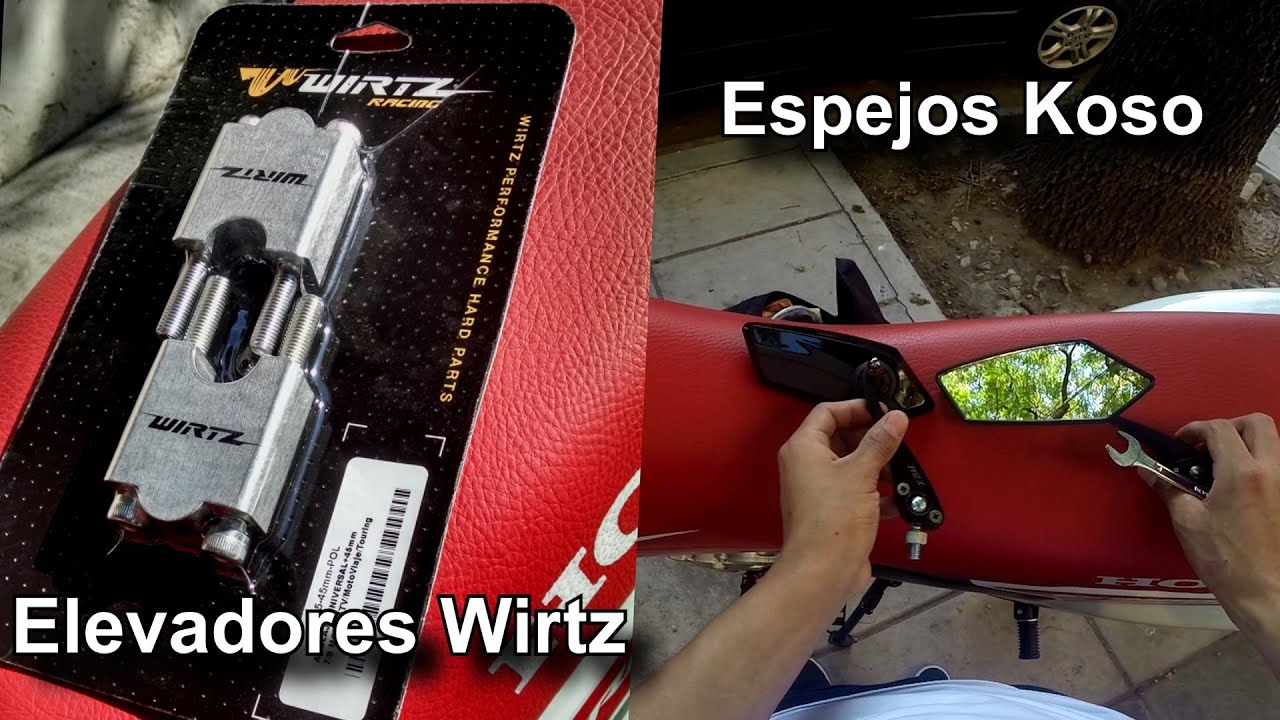 Colocación Elevadores Wirtz - Honda Tornado XR 250