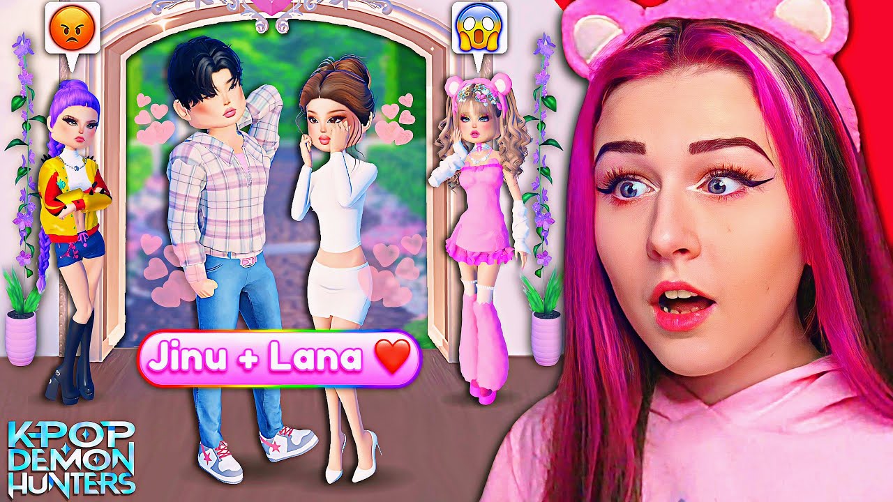ЛАНА пошла на свидание с ДЖИНУ из KPOP DEMON HUNTERS, и это было СТРАННО! ROBLOX: Одевайся, чтобы...