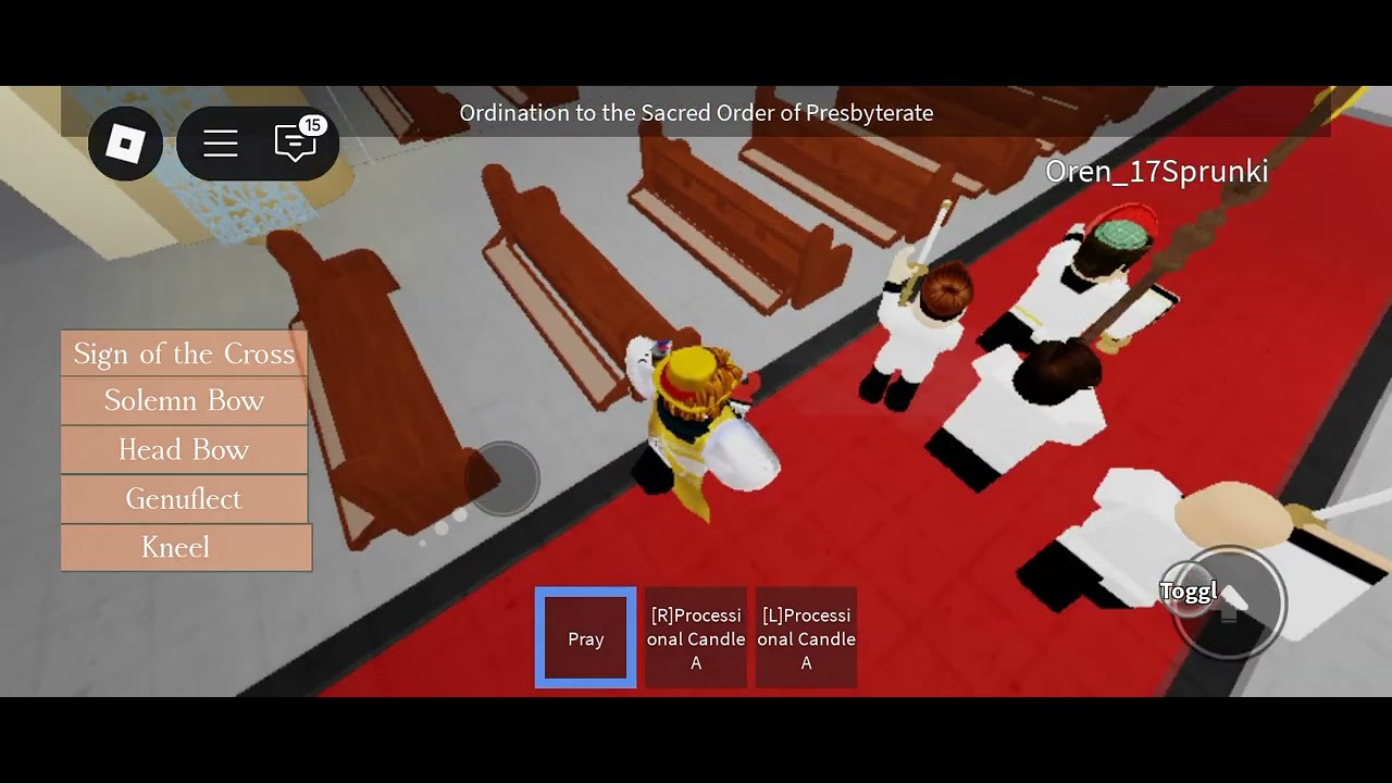entrance procession (parish of st Anne)
