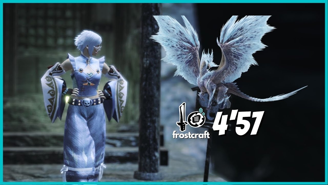 [MHR:Sunbreak] Velkhana - 4'57 (Guard Slash/Frostcraft SNS)