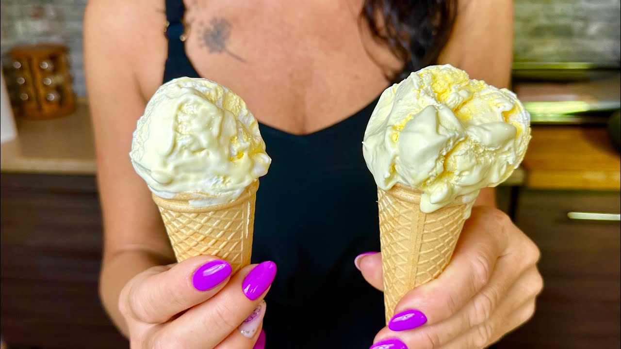 Domowe lody śmietankowe z 2 składników ! Proste i pyszne lody idealne na upalne dni