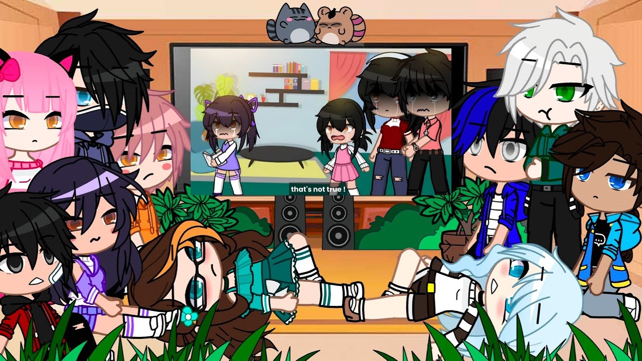 Aphmau & Friends React to Aphmau Gacha Memes Compilation✨3 | Gacha Club | Gacha Trend