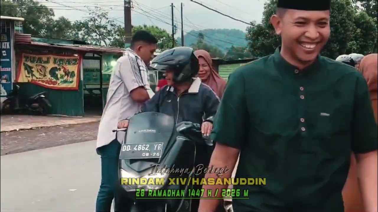 PRAJURIT RINDAM XIV/Hsn DAN PERSIT KCK CAB X RINDAM PD XIV/ HASANUDDIN BERBAGI TAKJIL GRATIS