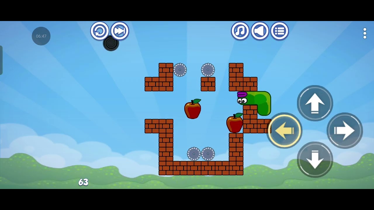 Apple Worm Level 41 to 75