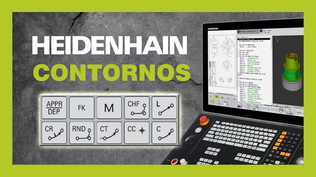 Todo para Programar Contornos .H | Curso de CNC con Heidenhain
