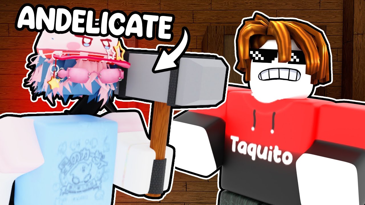 PLAYING WITH ANDELICATE IN ROBLOX FLEE THE FACILITY!!