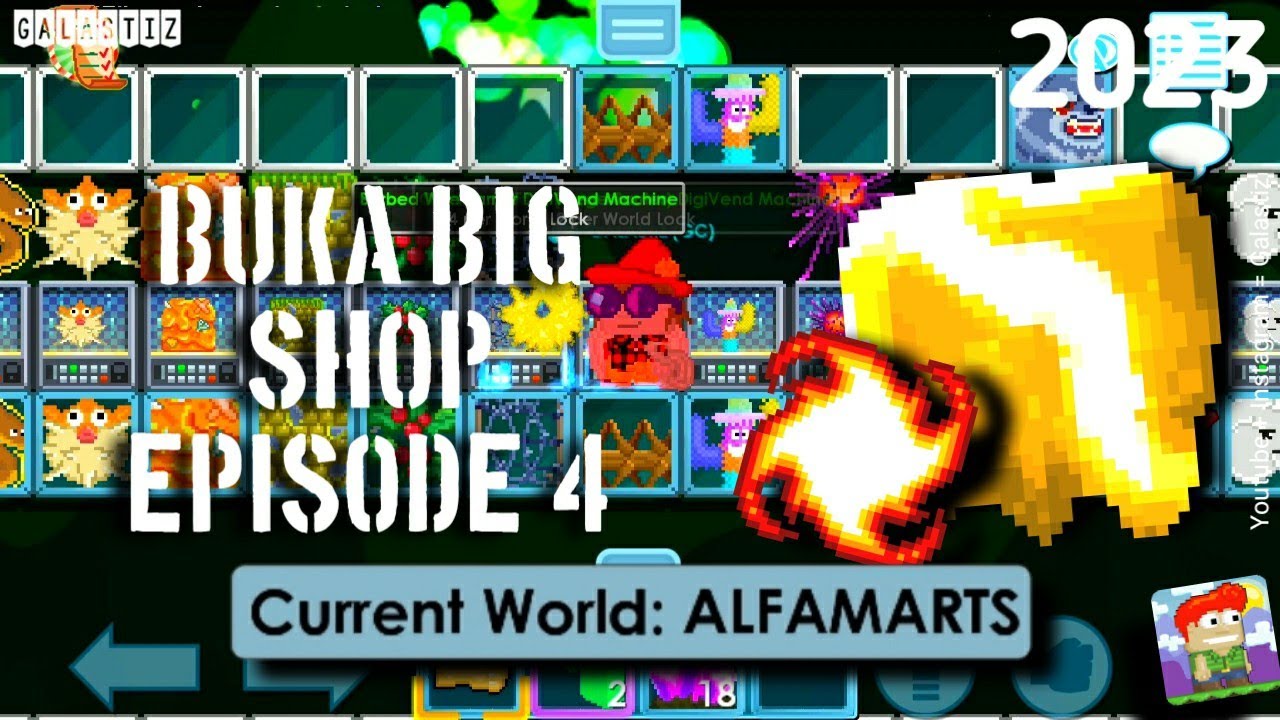 Beli Semua Lava ~ Buka Big Shop Alfamarts Growtopia Indonesia
