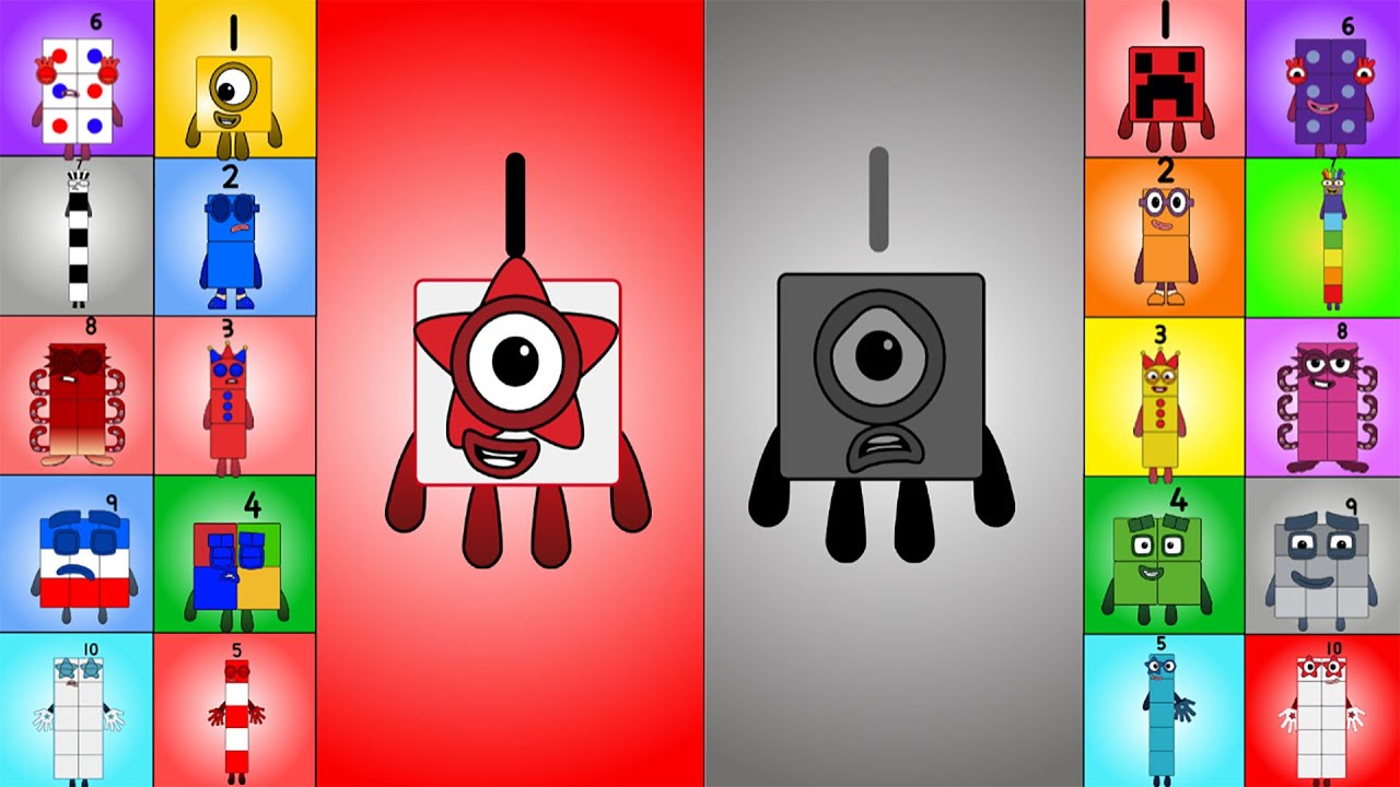 Mashup Numberblocks Band Re Take!  vs Samublocks Band @phobiablocksstudio
