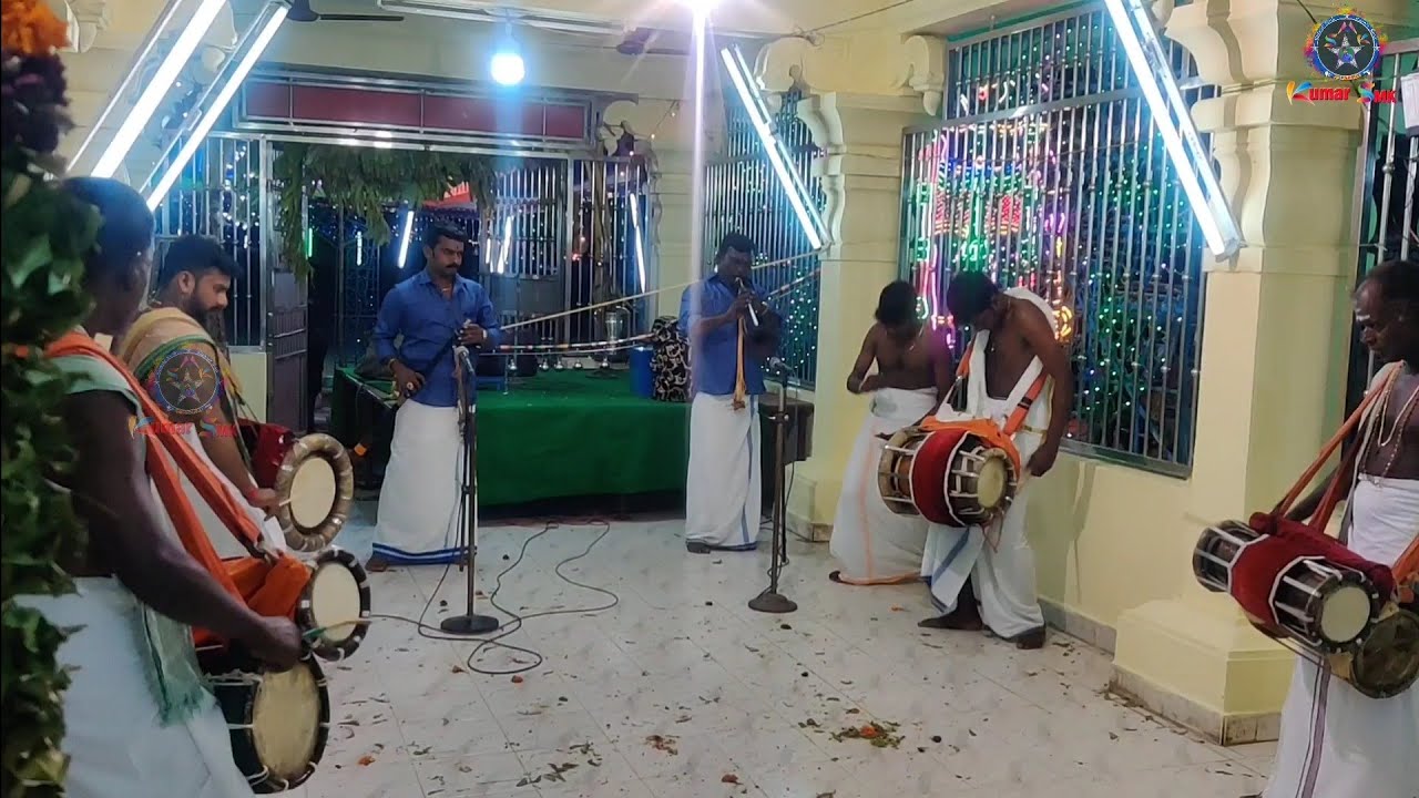அம்மன்கோவில் கும்பம் இங்கே | பக்திபாடல் அழகாய் வாசித்த நையாண்டிமெளம் நாதஸ்வரம்/குமார் SMK