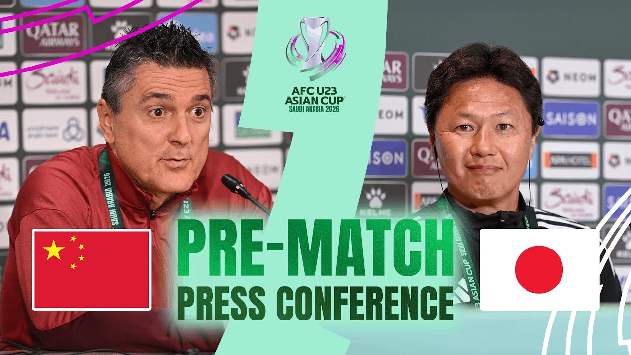 Pre-Match Press Conference | China PR vs Japan 🎙️ | AFC U23 Asian Cup™ 2026 – FINAL