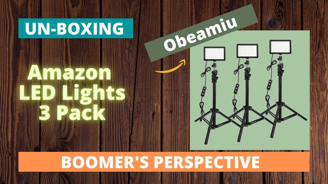 Unboxing - Obeamui 70 LED Video Light with Adjustable Tripod, 5600K