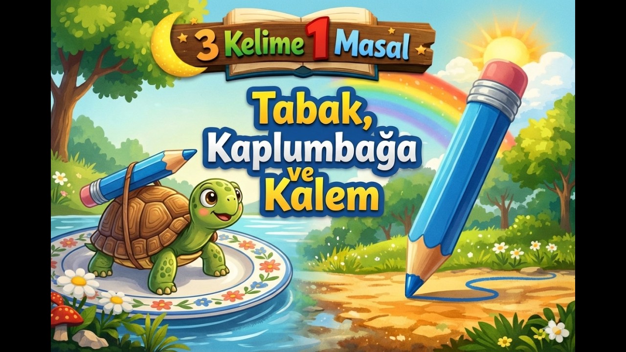 Tabak, Kaplumbağa ve Kalemin Masalı