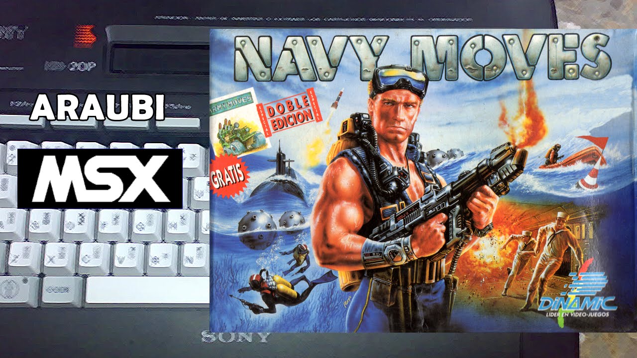 Navy Moves (Dinamic, 1988) MSX [004] Walkthrough Comentado