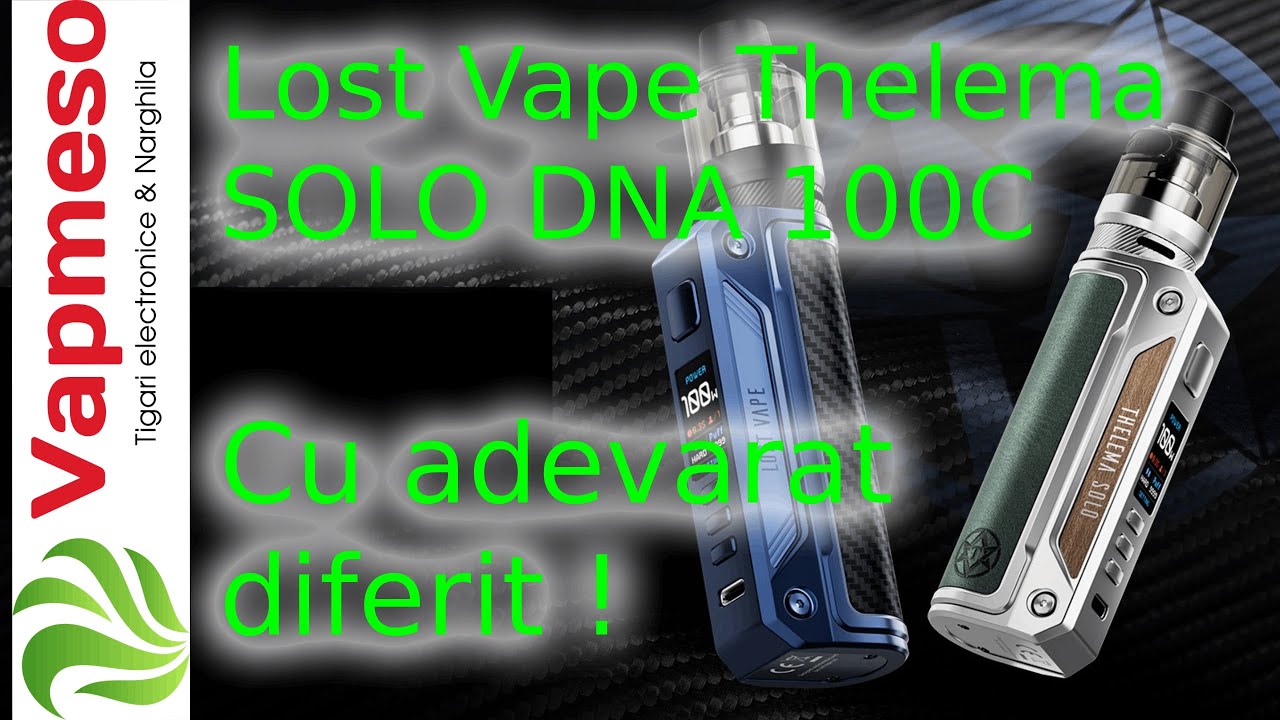 Lost Vape Thelema  Solo DNA 100C - Cu adevărat diferit!
