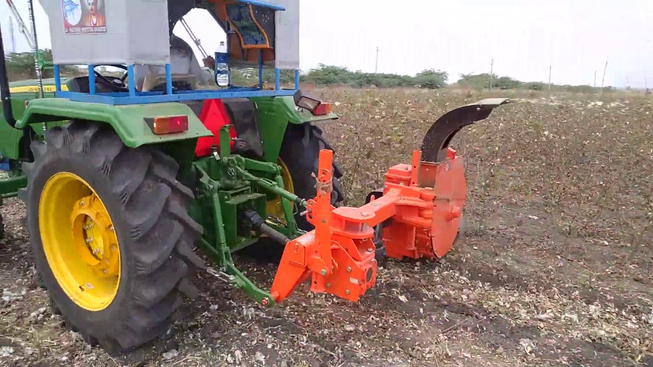 Mobile shredder cotton chopper apretar