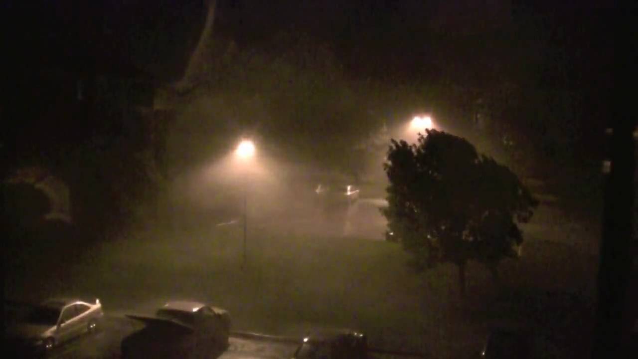 A Severe Thunderstorm Brings High Wind & Hail to Ames, Iowa - July 19, 2010