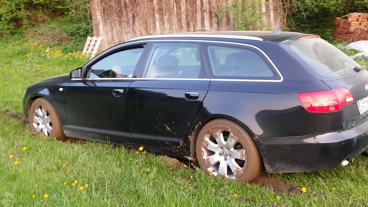 AUDI A6 2,7 TDI quattro STUCK IN MUD