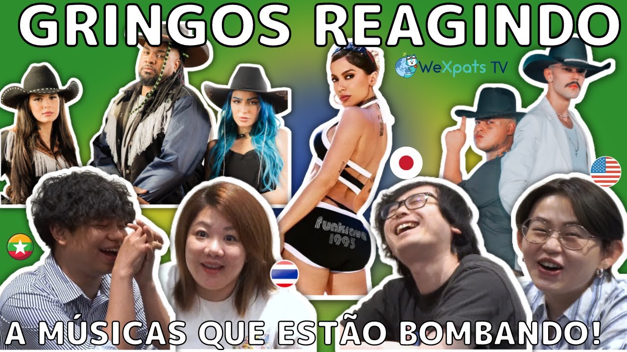 Gringos reagindo aos clipes que estão bombando!