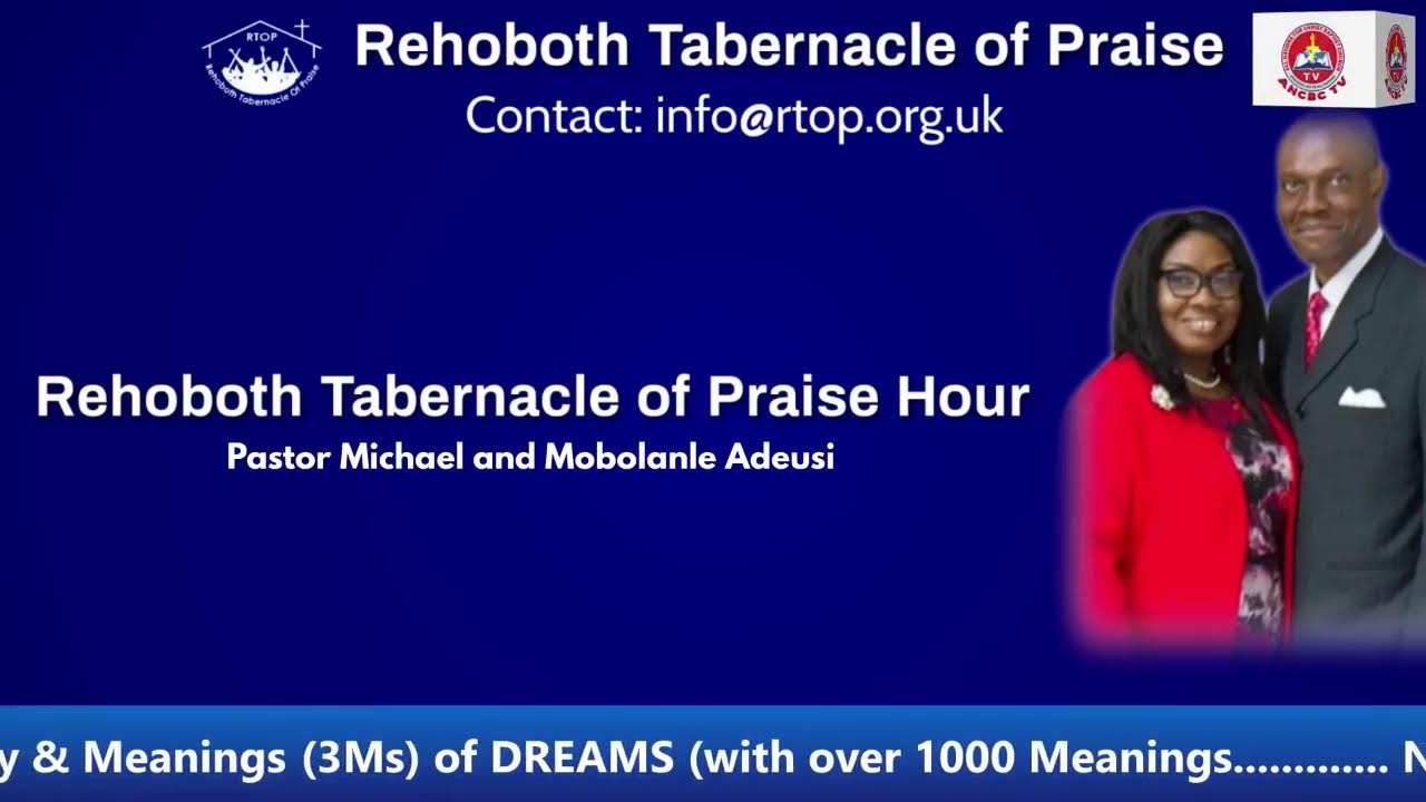 Pastor Michael & Mobolanle Adeusi || Rehoboth Tabernacle of Praise Hour || March 3rd,  2026.