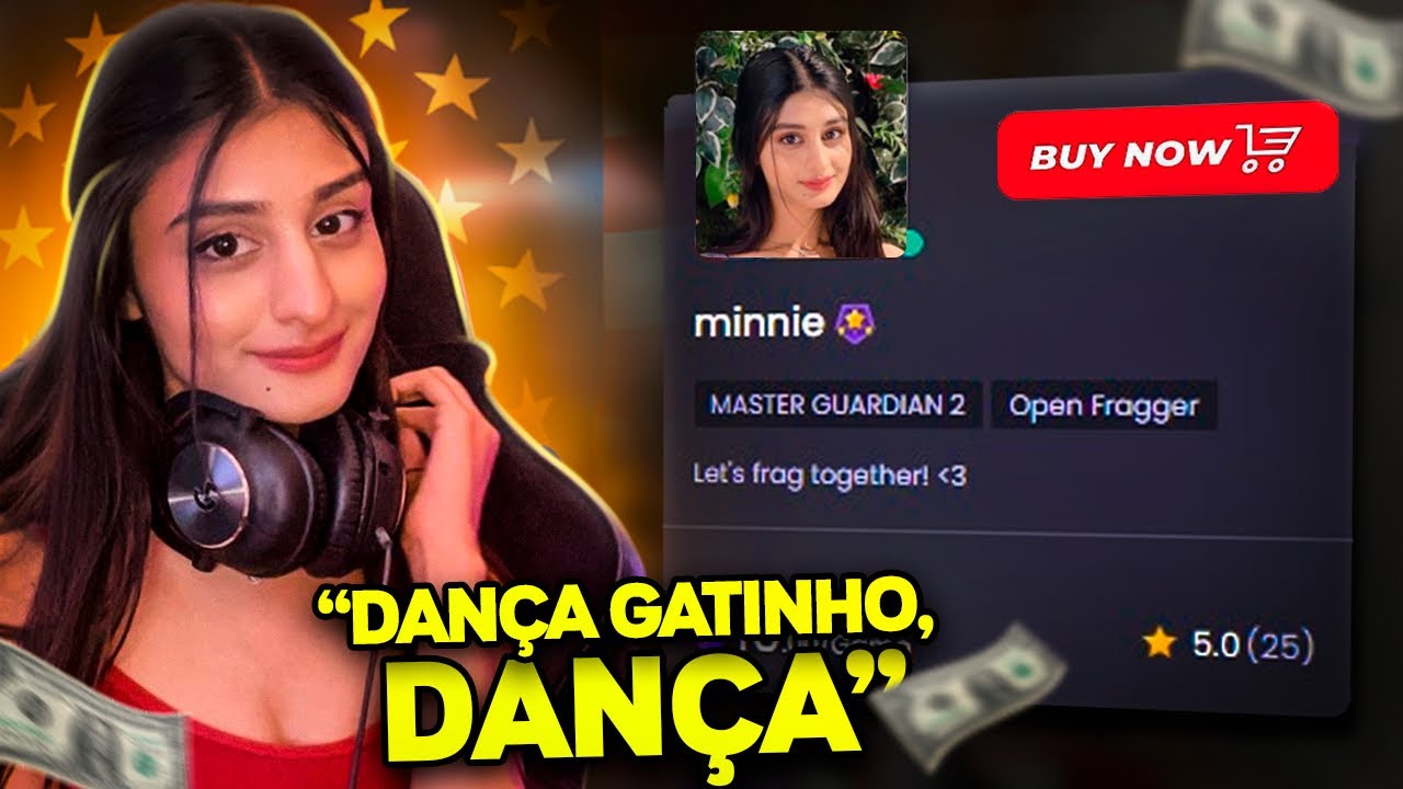 paguei uma E-GIRL AMERICANA pra jogar CS COMIGO... (falou as frases do VAI DAR NAMORO 🤣)