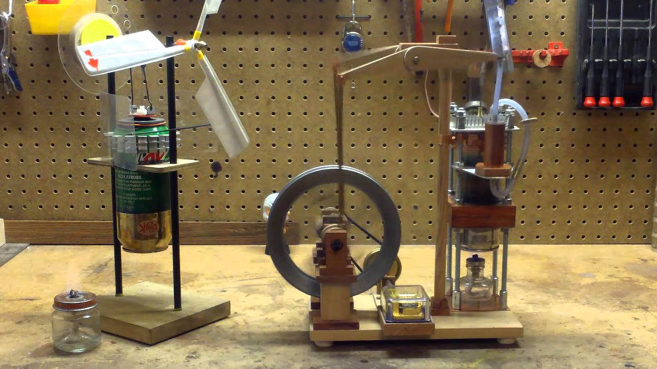 Stirling engine powered music box. By: Mike Graban