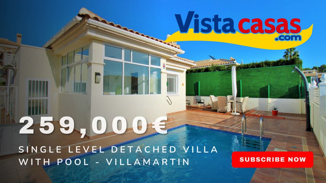 South Facing Detached Villa with Heated Pool in Villamartin | 259,000&euro;