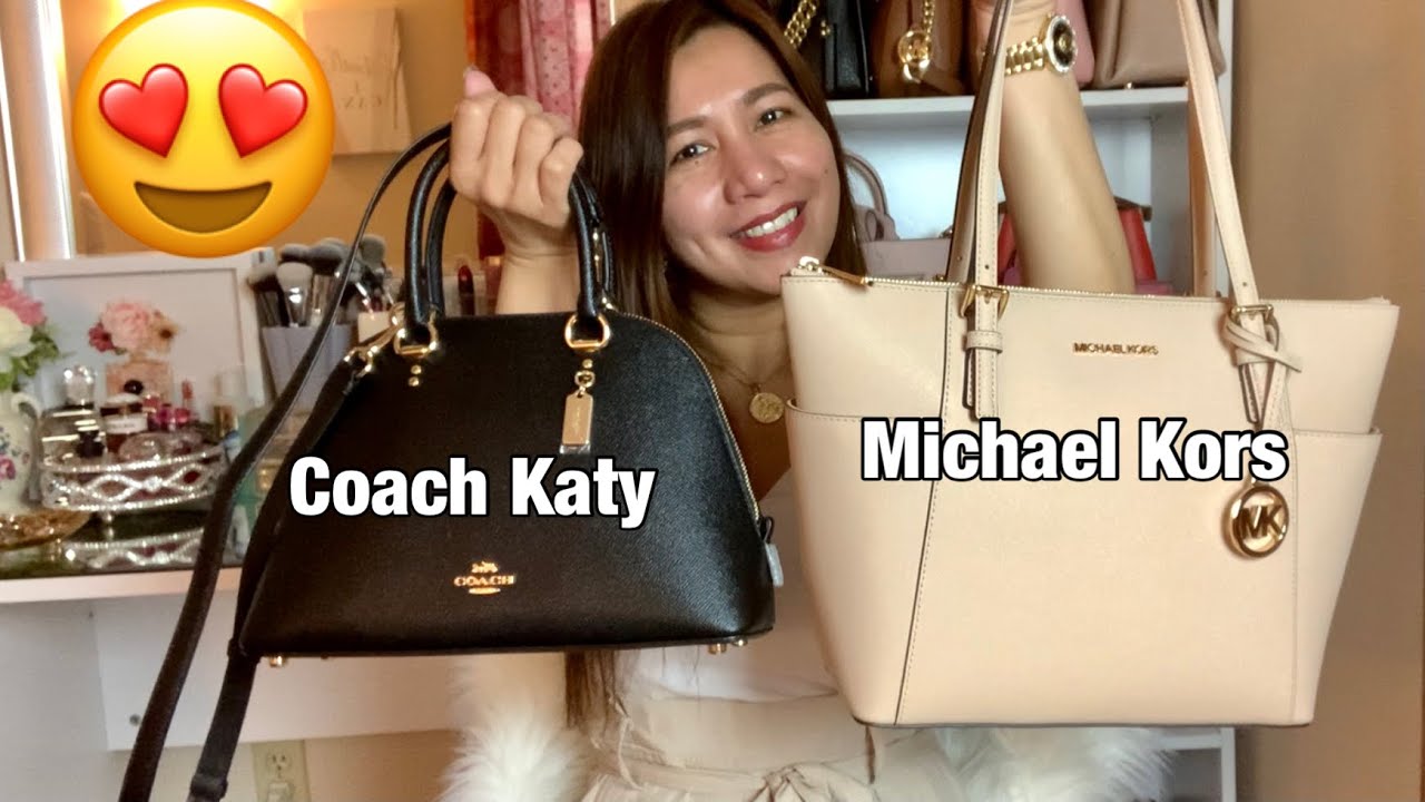 MICHAEL KORS JET SET TRAVEL / COACH KATY SATCHEL / REVIEW /  NEW BAG COLLECTION 2021