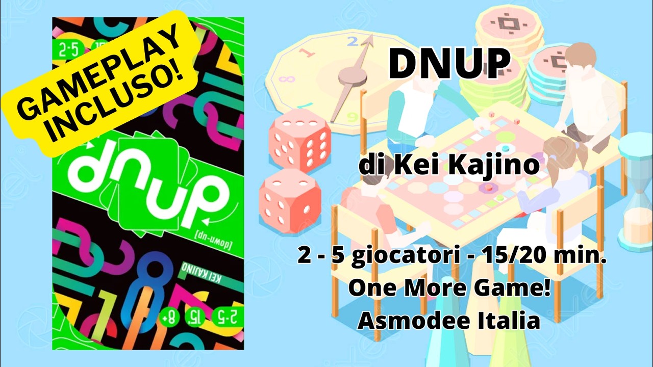 Dnup (gioco da tavolo) - Tutorial e gameplay italiano