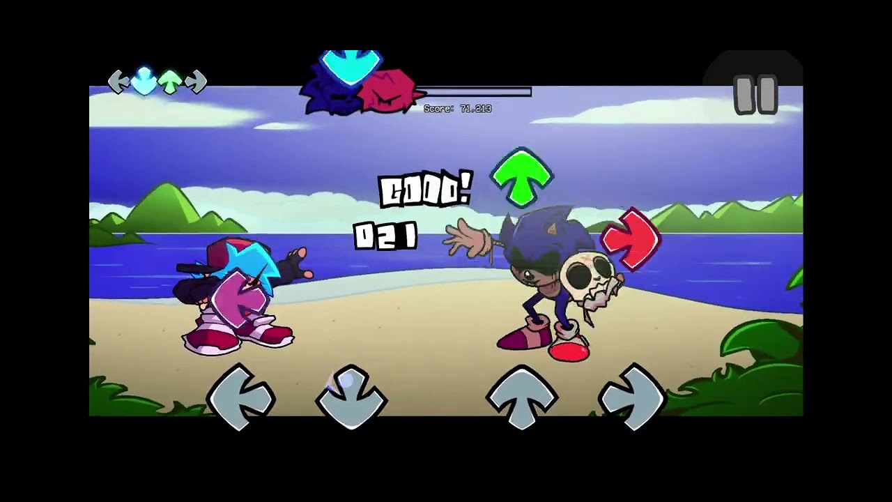 FNF,DROP AND ROLL(SONIC.EXE)