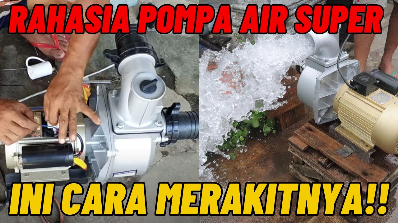 RAJA pompa air listrik 3 dim modifikasi murah