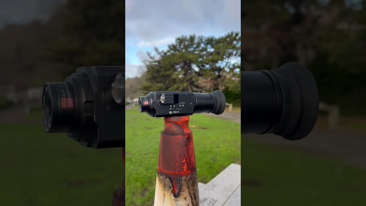 Fusion night vision monoculars