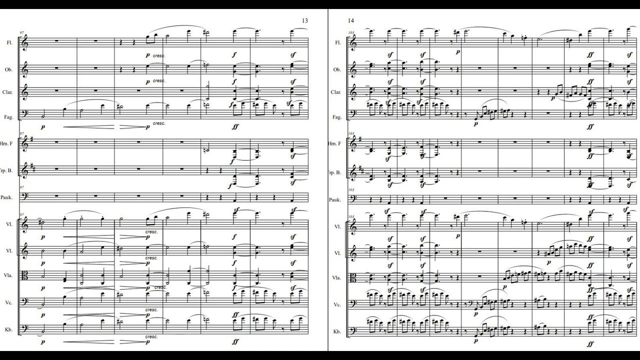 Beethoven 9th symphony -  Alternative instrumental Finale