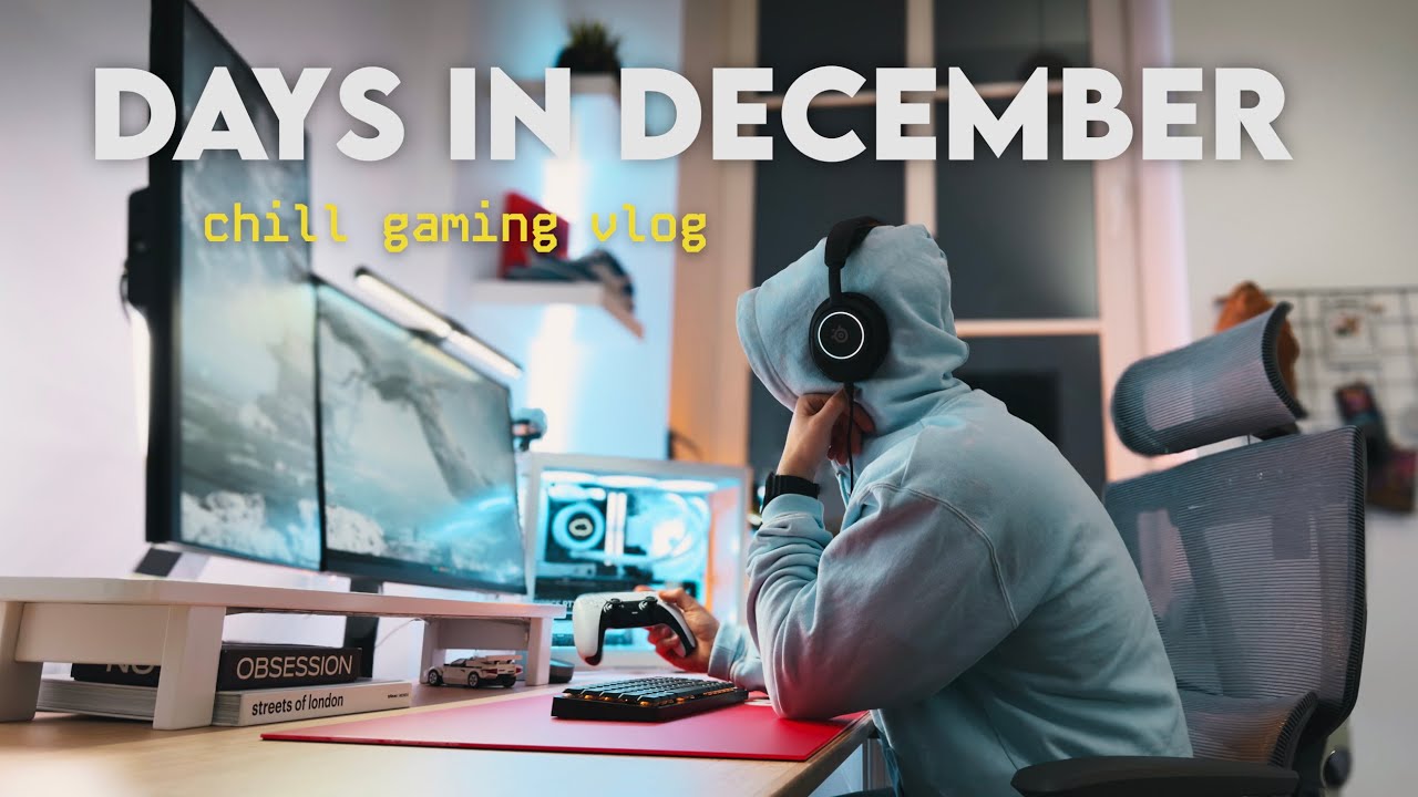🌨️🎮 gaming vlog | staying in while it’s cold outside, enjoying alone time
